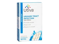 Utiva Urinary Tract Infection Test Strips - 3s