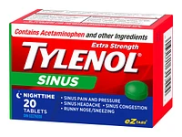 Tylenol* Sinus Extra Strength Nighttime Eztabs - 20s