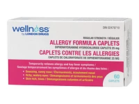 Wellness by London Drugs Allergy Formula Caplets Regular Strength - 60s