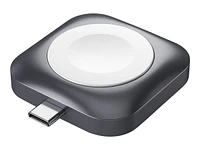 Satechi USB-C Wireless Charging Pad For Apple Watch - Space Grey - STTCMCAWM