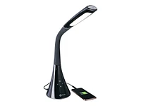 OttLite Swerve LED Desk Lamp - Black - CSN34KCW-CA