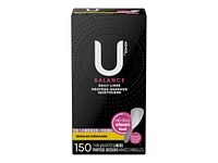 U by Kotex Balance Daily Wrapped Regular Length Panty Liners - Light Absorbency - 150s