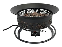 My Patio Strathcona Firebowl with Lava Rock - 24 Inch - PTFP24370