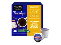 Timothy's Breakfast Blend K-Cup Coffee Pods - 30's