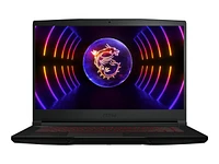 MSI GF63 Thin Gaming Laptop - 15.6 Inch - 16 GB RAM - 512 GB SSD - Intel Core i7 12650H - RTX 4060 - 12VF-274CA - Open Box or Display Models Only