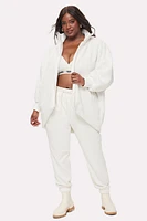 Oversized Teddy Cocoon Jacket