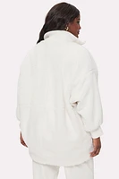 Oversized Teddy Cocoon Jacket