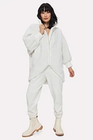 Oversized Teddy Cocoon Jacket