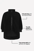 Oversized Teddy Cocoon Jacket