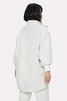 Oversized Teddy Cocoon Jacket