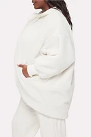 Oversized Teddy Cocoon Jacket