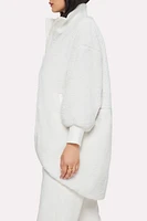 Oversized Teddy Cocoon Jacket
