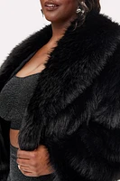 Cropped Faux Fur Jacket