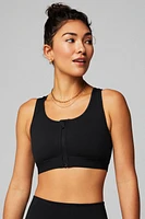 Front Zip High Impact Sports Bra