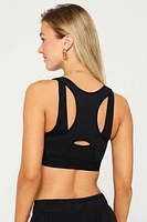 Front Zip High Impact Sports Bra