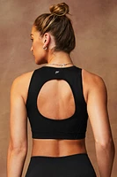 Seamless Low Impact Open Back Bra