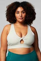 Oasis Rib Twist Medium Impact Sports Bra