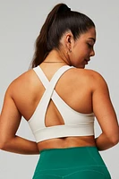 Oasis Rib Twist Medium Impact Sports Bra
