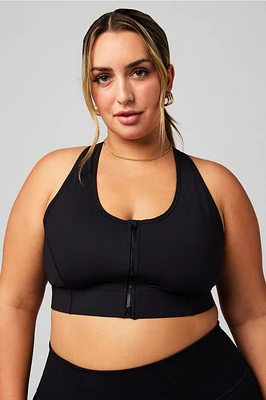 On-The-Go Zip Medium Impact Sports Bra