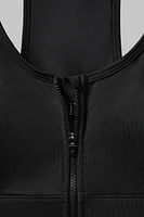 On-The-Go Zip Medium Impact Sports Bra
