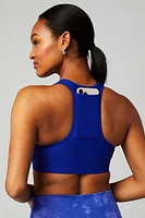 On-The-Go Zip Medium Impact Sports Bra