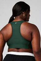 On-The-Go Front Zip Medium Impact Sports Bra