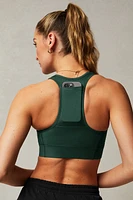 On-The-Go Front Zip Medium Impact Sports Bra