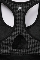 Low Impact Seamless Houndstooth Bra