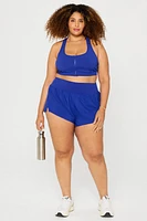 Essential Front Zip Medium Impact Sports Bra