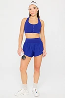 Essential Front Zip Medium Impact Sports Bra