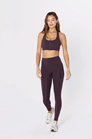 Essential Front Zip Medium Impact Sports Bra