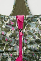 Essential Front Zip Medium Impact Sports Bra