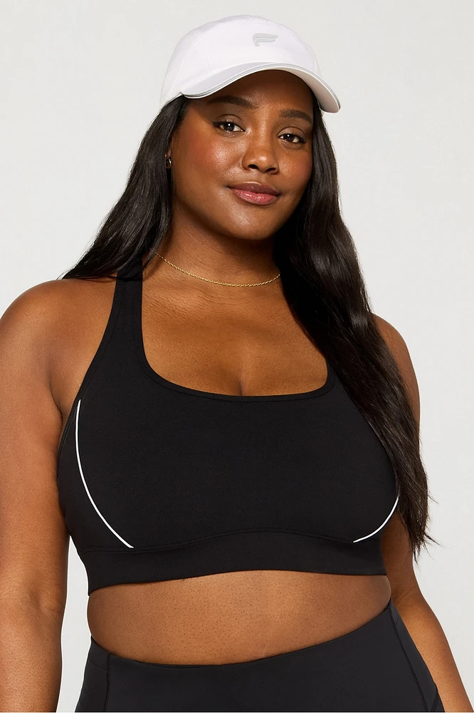 Essential Medium Impact Piped Sports Bra