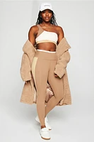 Color-Blocked Asymmetrical Low Impact Bra
