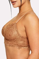 Smoothing Lace Plunge Bralette