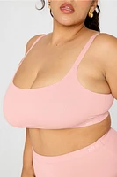 Snug Cotton Scoop Bralette