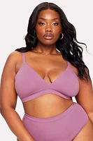 Snug Cotton Triangle Bralette