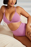 Snug Cotton Triangle Bralette