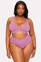 Snug Cotton Triangle Bralette
