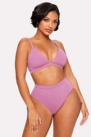 Snug Cotton Triangle Bralette