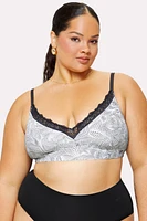 Smoothed Reality Lace Plunge Bra