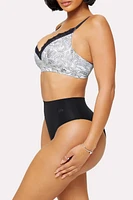 Smoothed Reality Lace Plunge Bra