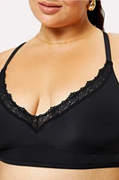 Smoothed Reality Lace Plunge Bra