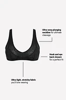 Hot Mesh Plunge Bralette