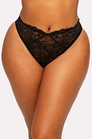 Smoothing Lace Mid Rise Brief