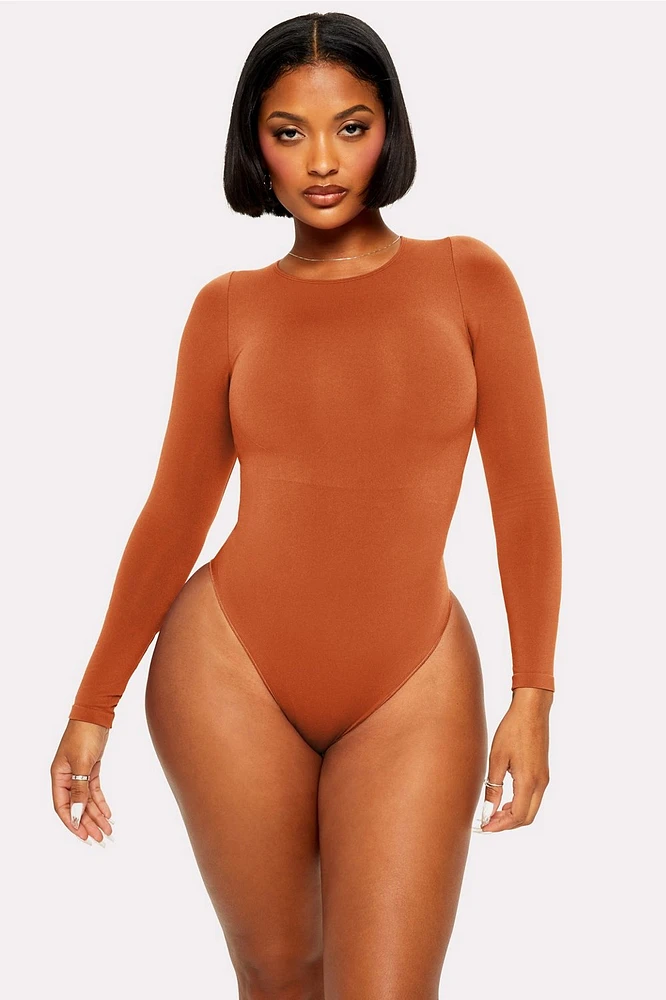 Nearly Naked Shapewear Long Sleeve Bodysuit