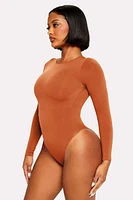 Nearly Naked Shapewear Long Sleeve Bodysuit