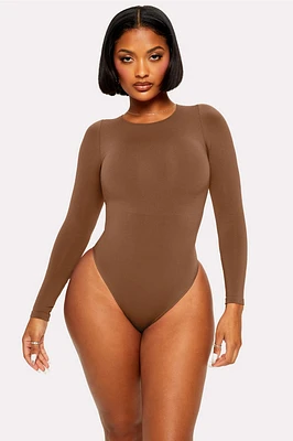 Nearly Naked Shapewear Long Sleeve Bodysuit