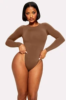 Nearly Naked Shapewear Long Sleeve Bodysuit