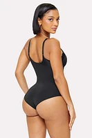 Smoothed Reality Lace Brief Bodysuit